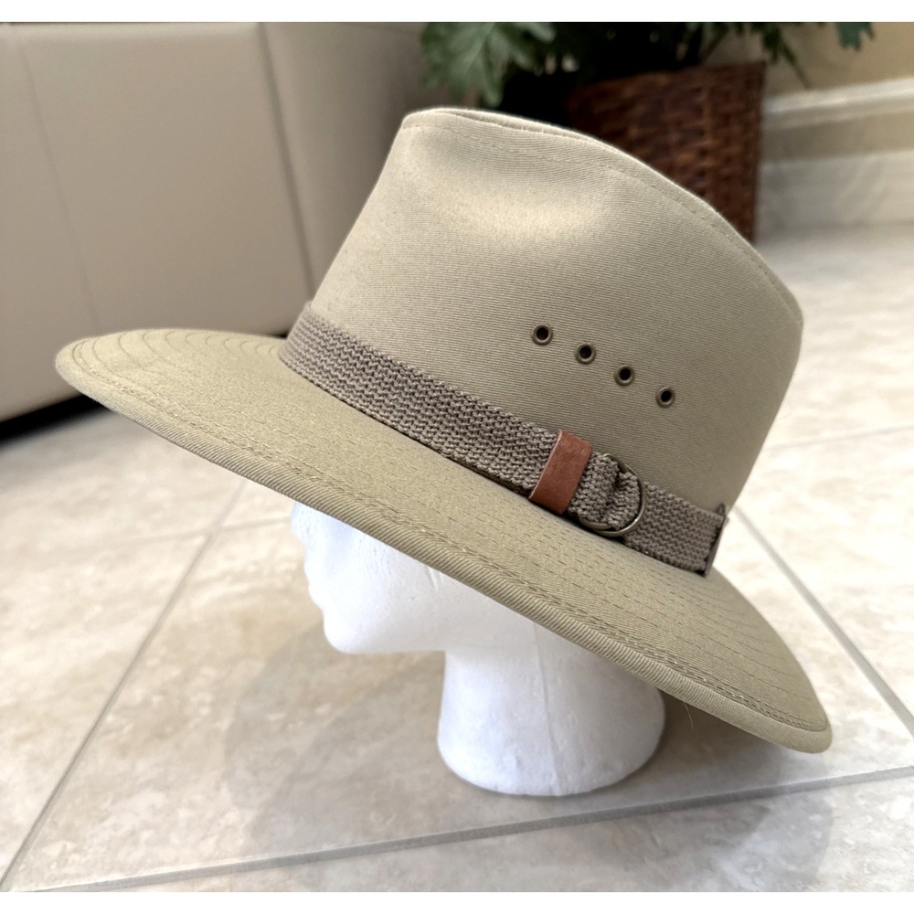 DORFMAN PACIFIC‎ HEADWEAR Outback Safari Rain Hiker Hat Sz S Outdoors Fedora